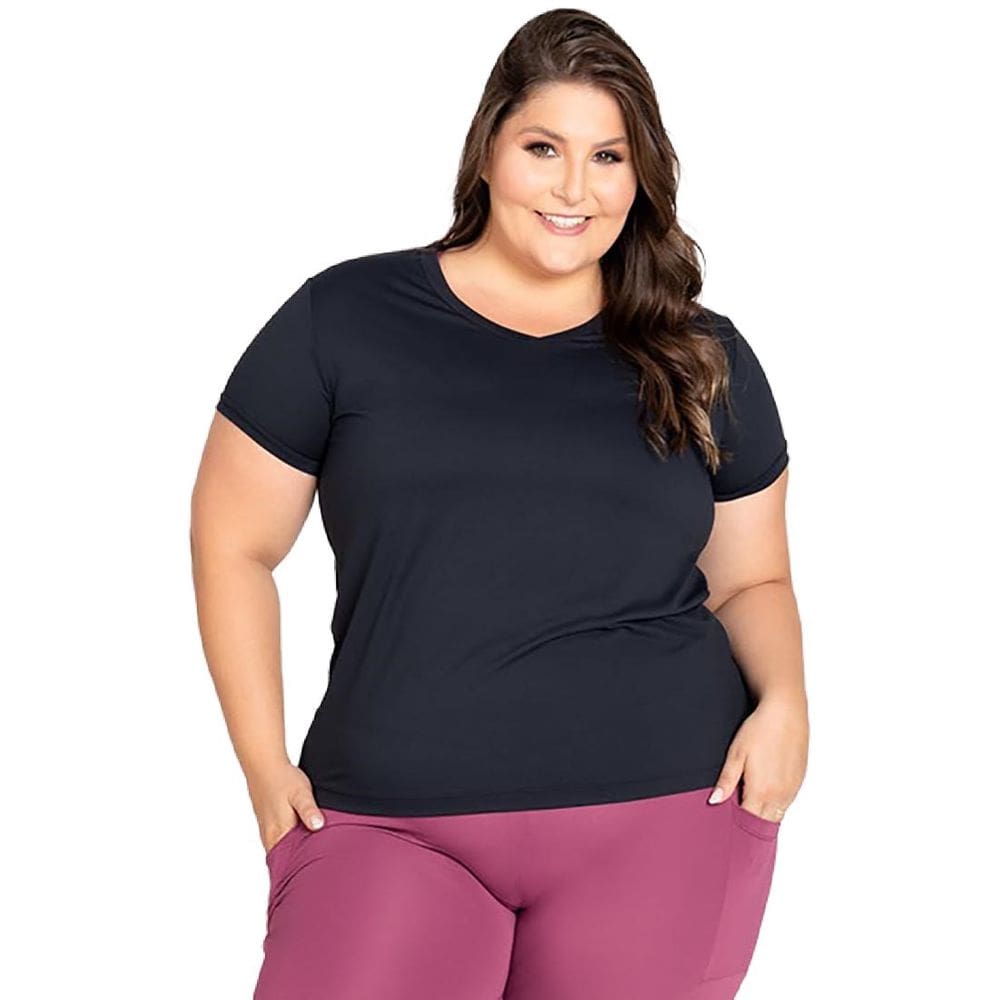 Camiseta Trinys Eco Essential A-873 Plus Size Feminino