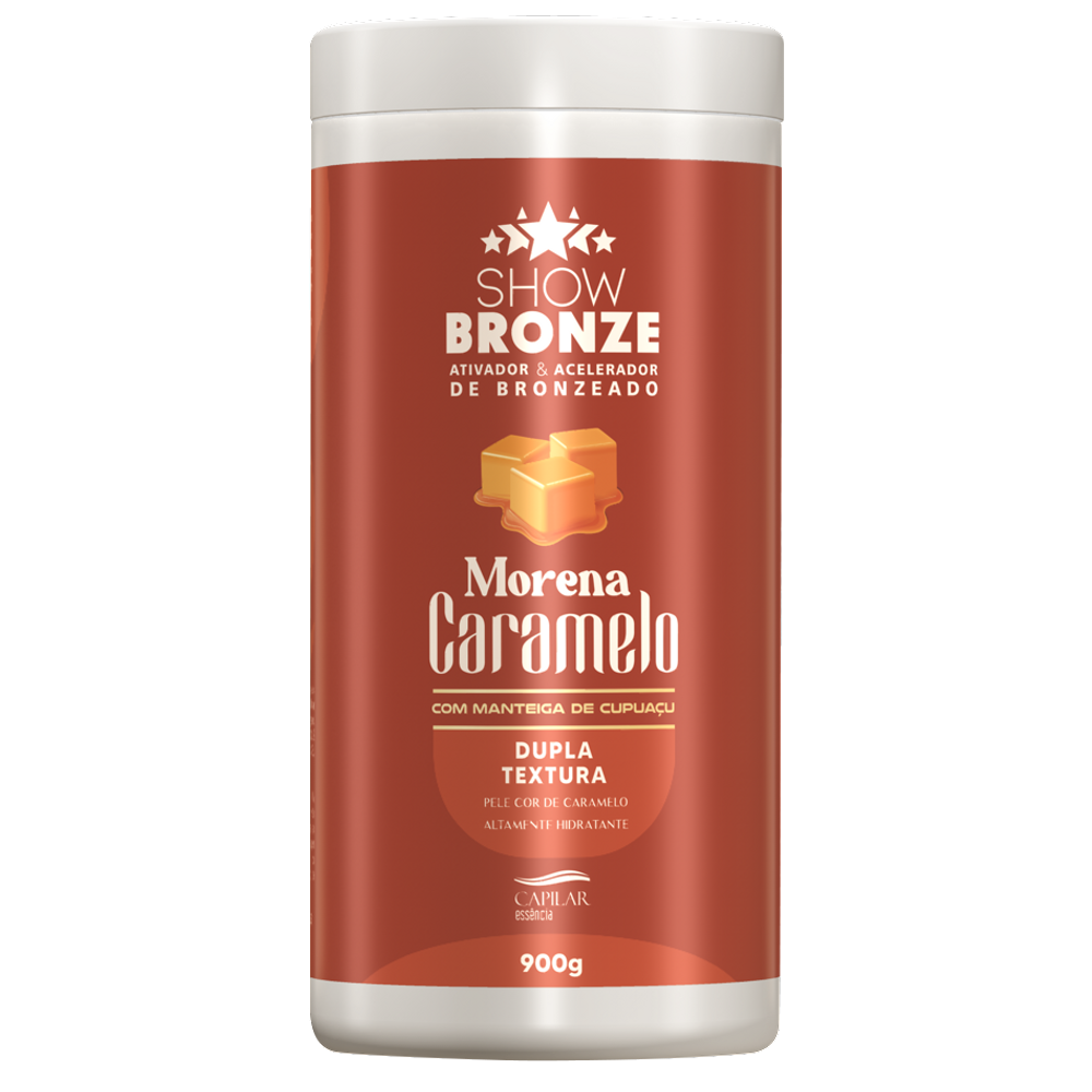 Ativador e Acelerador de Bronzeado Morena Caramelo 900g - CAPILAR ESSÊNCIA