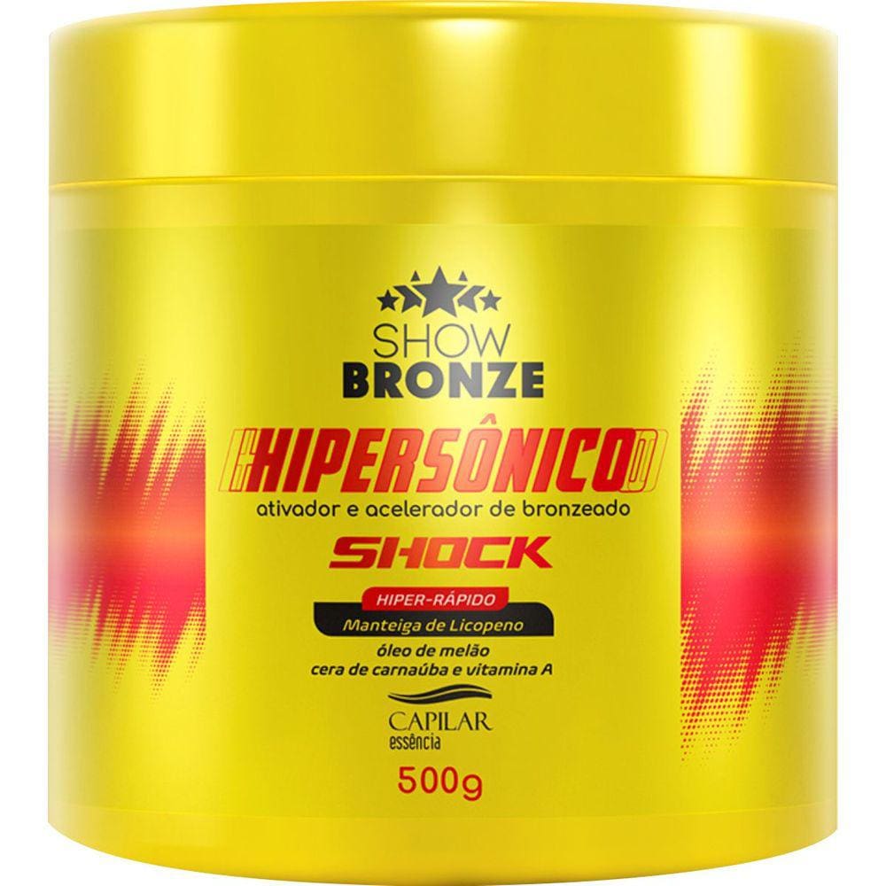 Ativador e acelerador de bronzeado Hipersônico SHOCK 500g - CAPILAR ESSÊNCIA