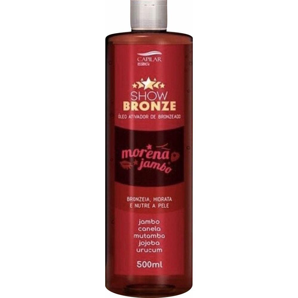 Óleo Ativador de Bronzeado Morena Jambo 500ml - CAPILAR ESSÊNCIA