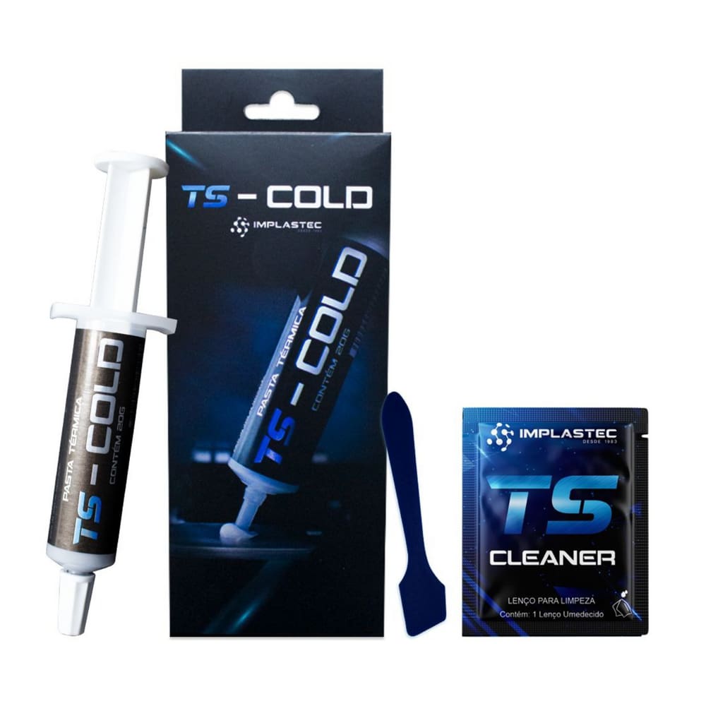 Pasta Térmica Alta Performance Implastec Ts Cold Seringa 20g