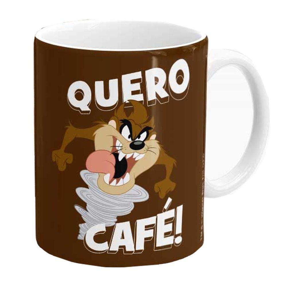 Caneca Taz Quero Café - Looney Tunes 330Ml