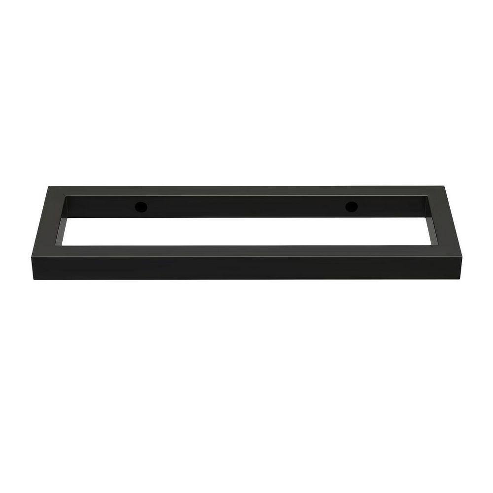 Porta Toalha De Rosto Preto Para Banheiro De Parede