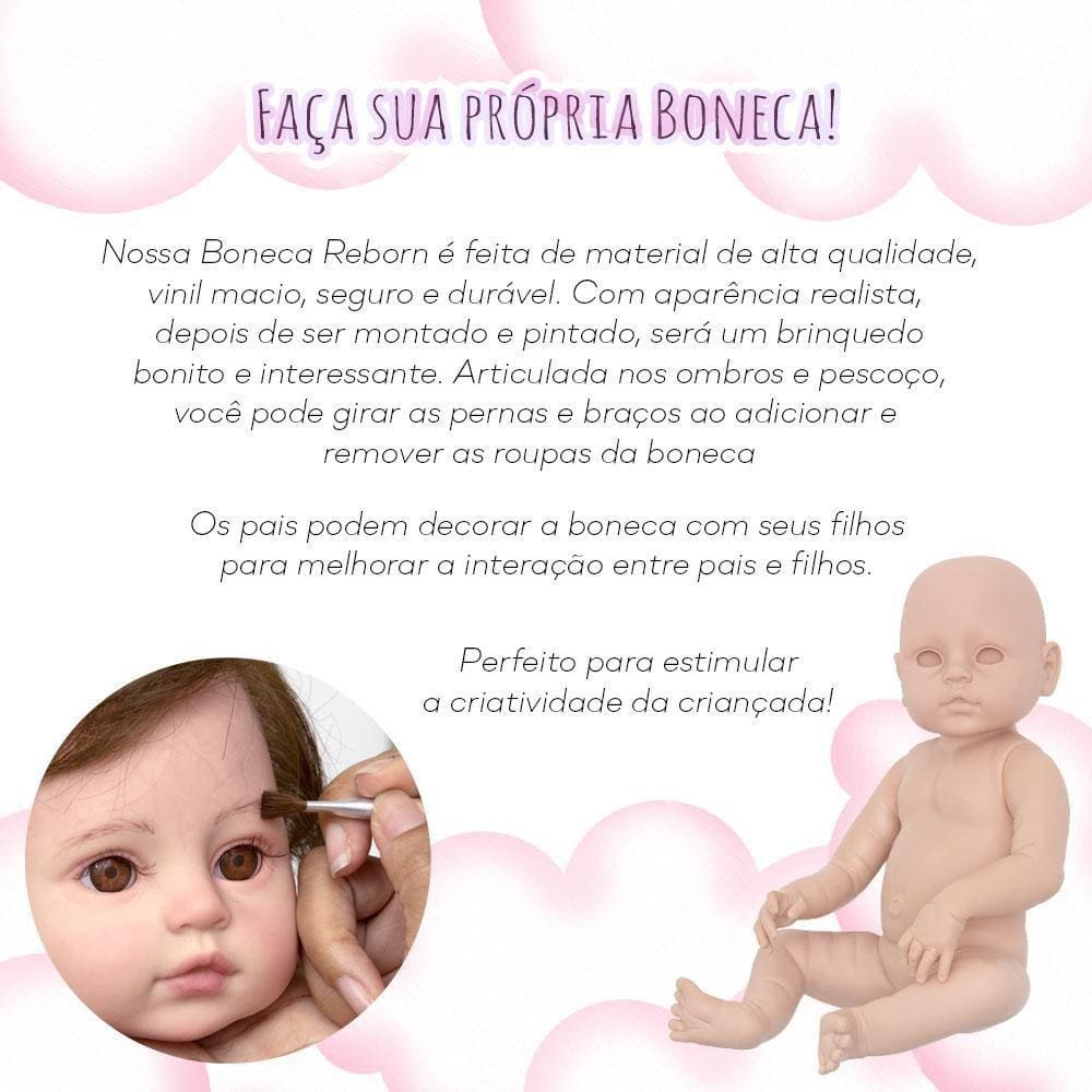 Kit Boneco Reborn Molde Com Corpinho De Silicone Menino
