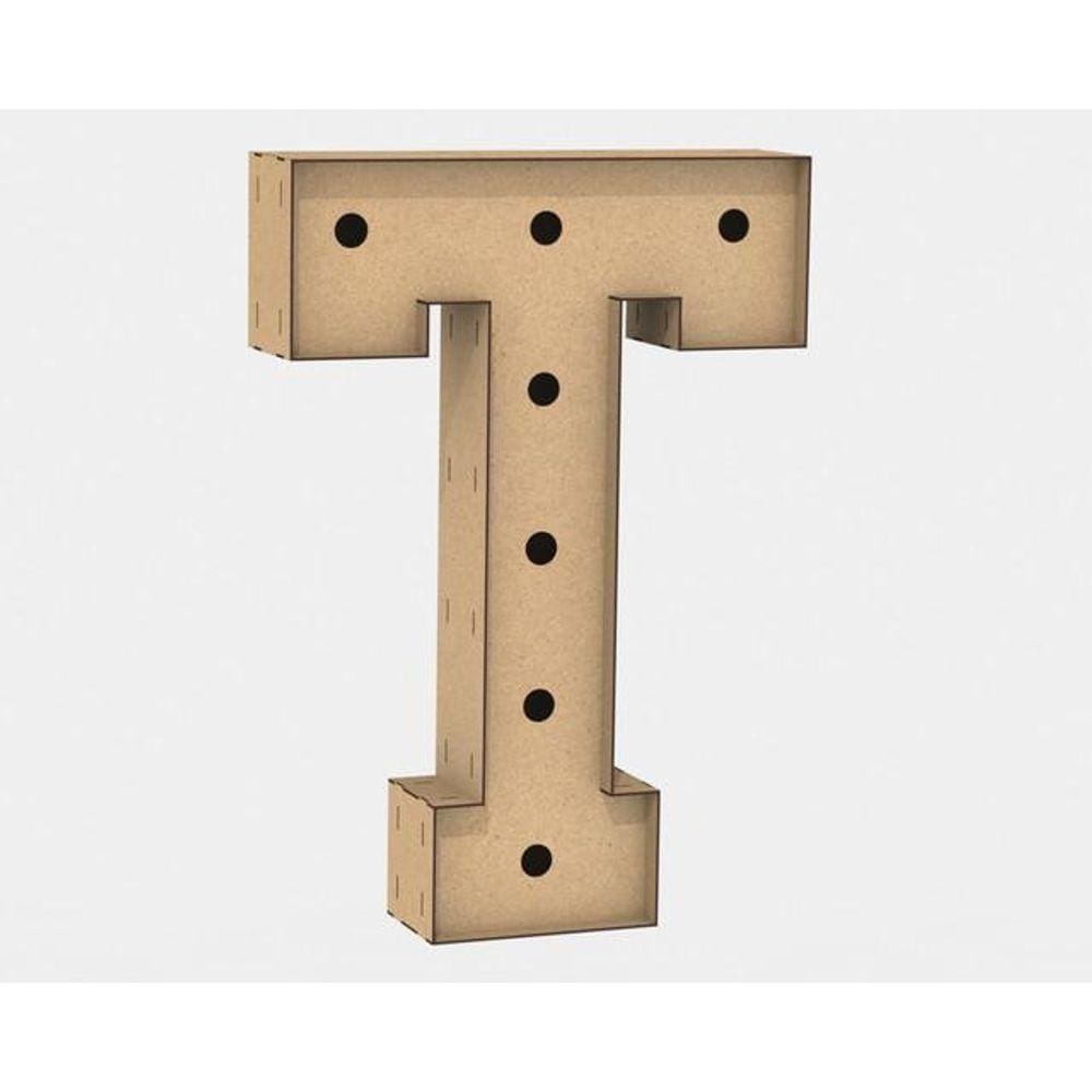 Letra Caixa Grande Mdf 80Cm De Altura Decoração