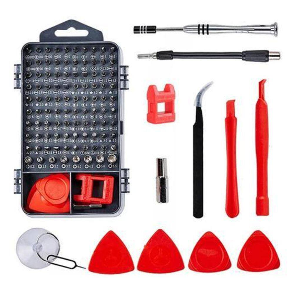 Kit Chave De Fenda 110 Em 1 Ferramenta De Reparo 98 Bits
