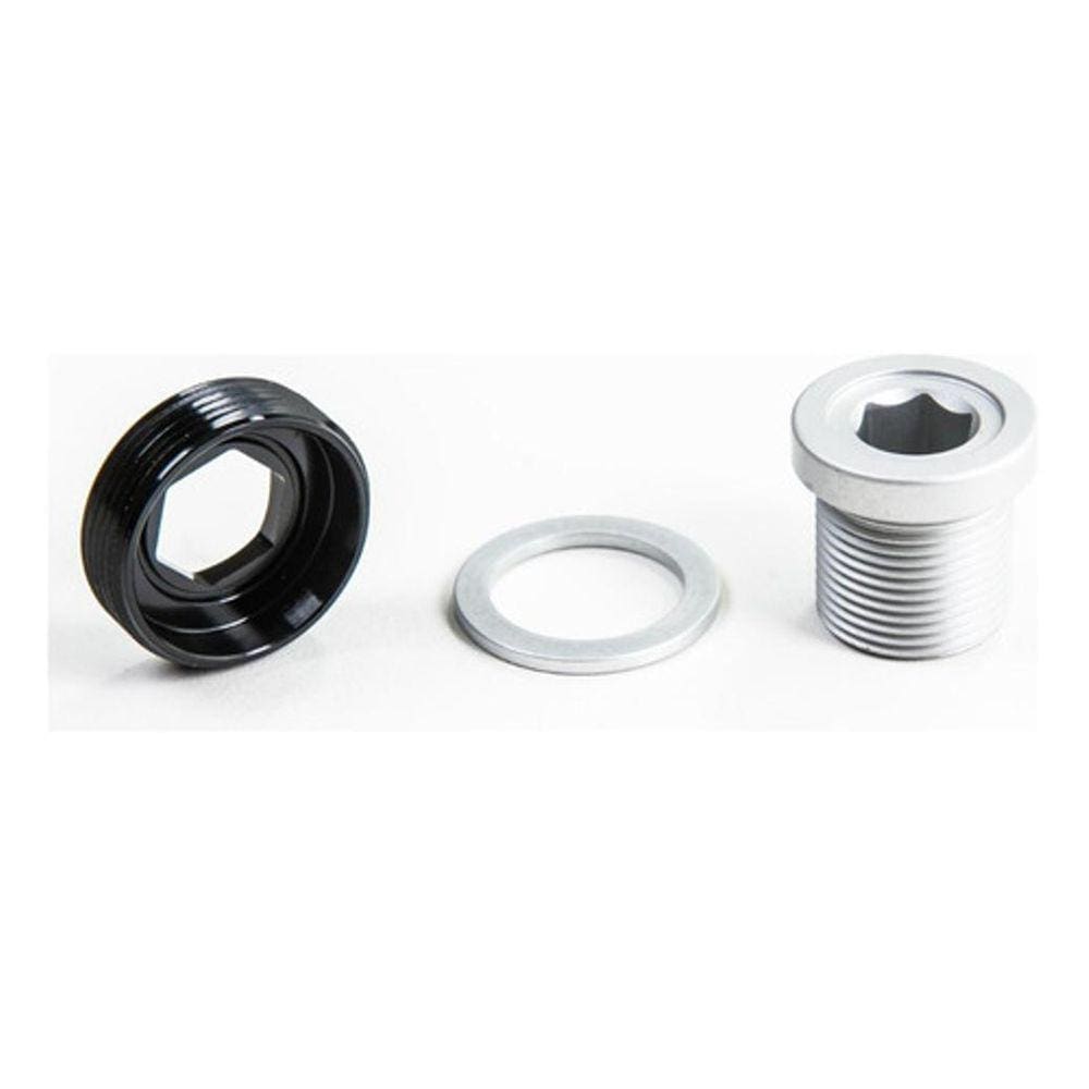 Parafuso Fixação Pedivela Mtb, Alumínio 18X17Mm Com Capa