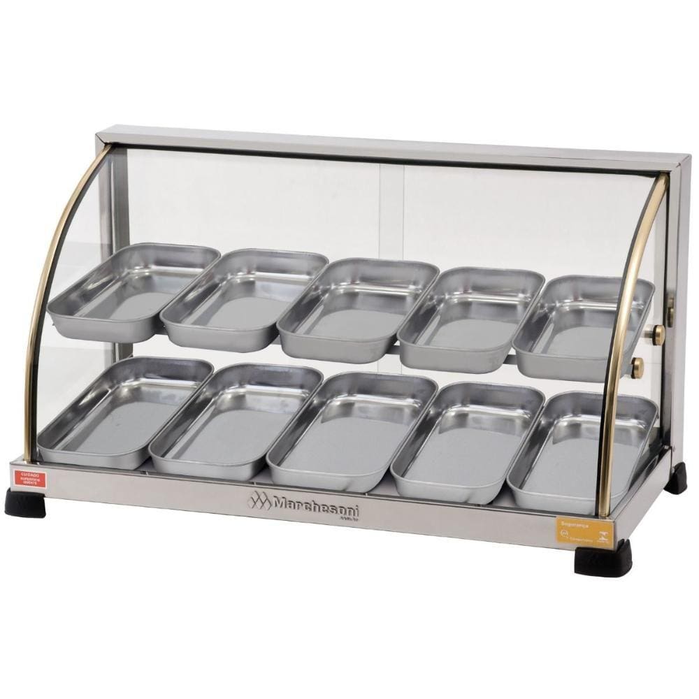 Estufa para Salgado Linha Ouro Curva Dupla com 10 Bandejas - Marchesoni