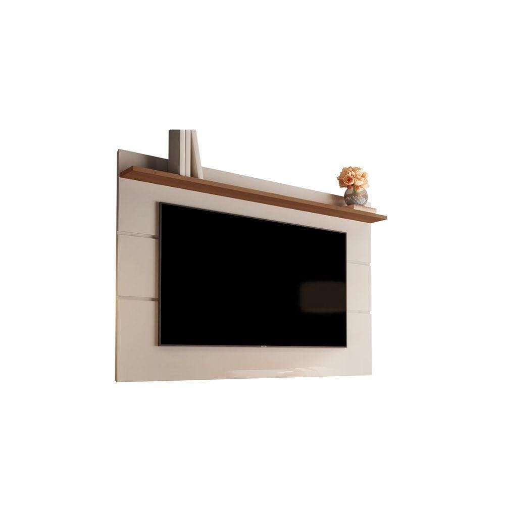 Painel Vivare 1.6 Off White/Freijó – Germai Móveis