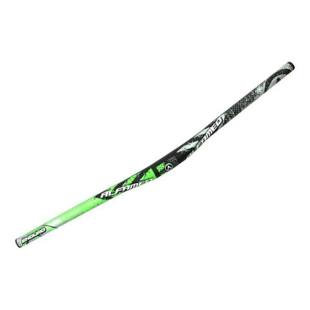 Guidão Bike Alumínio Alfameq 31.8X720Mm - Preto Com Rosa