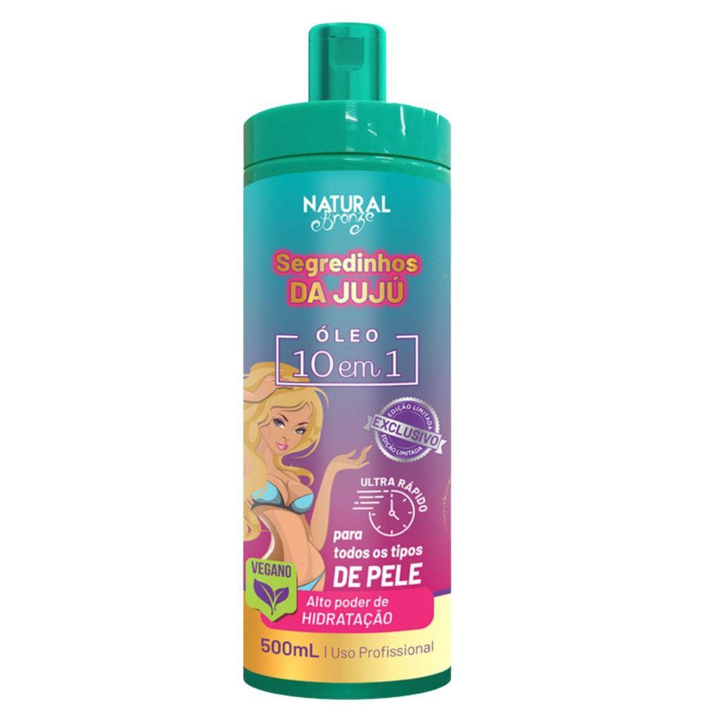 Óleo 10 em 1 Segredinhos da Juju 500ml - NATURAL BRONZE COSMÉTICOS