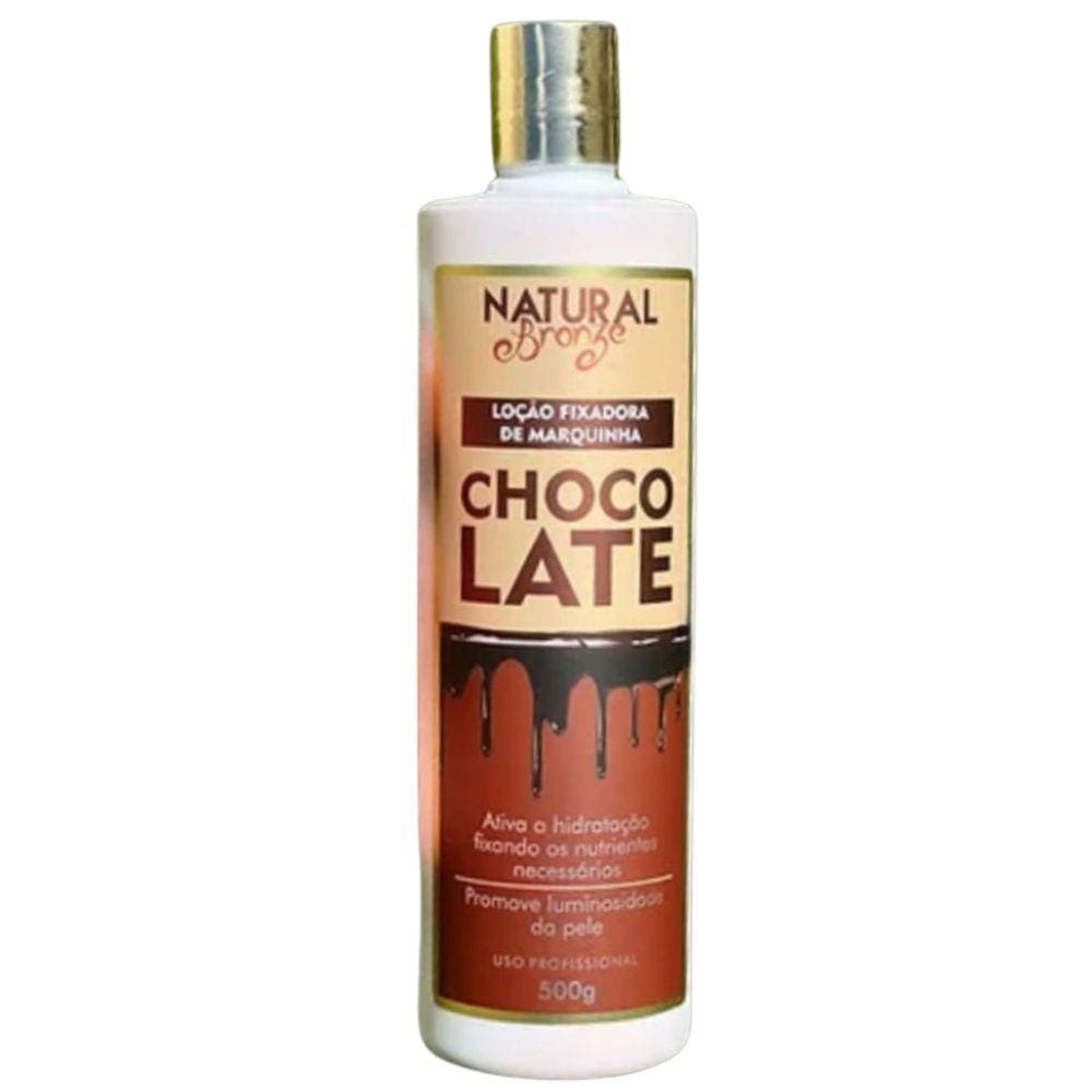 Loção Fixadora Chocolate 500g - NATURAL BRONZE COSMÉTICOS