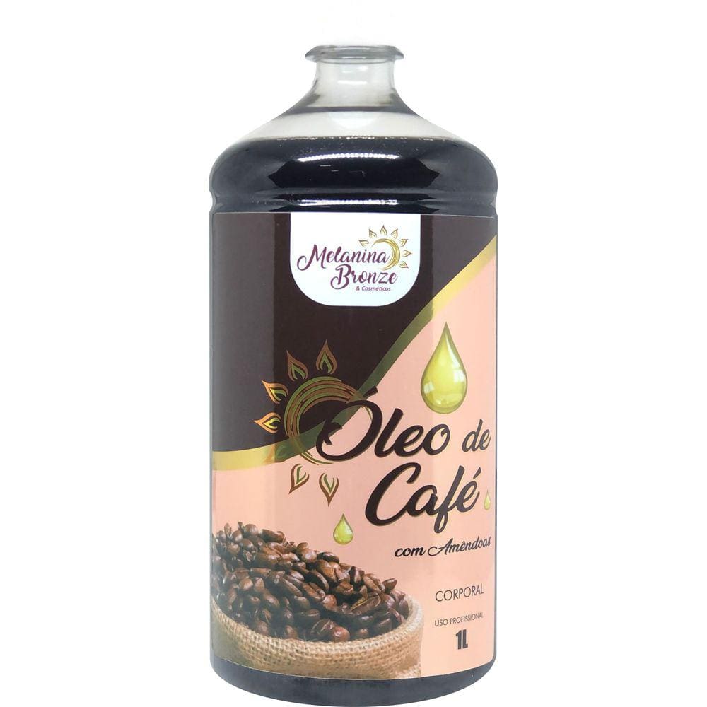 Óleo De Café Com Amêndoas 1Lt - MELANINA COSMÉTICOS