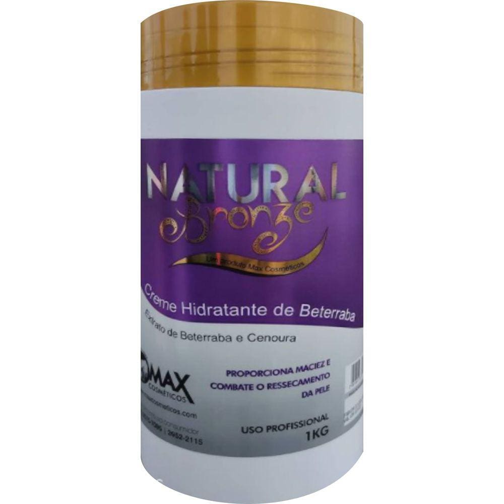 Creme Hidratante de Beterraba 1kg - NATURAL BRONZE COSMÉTICOS