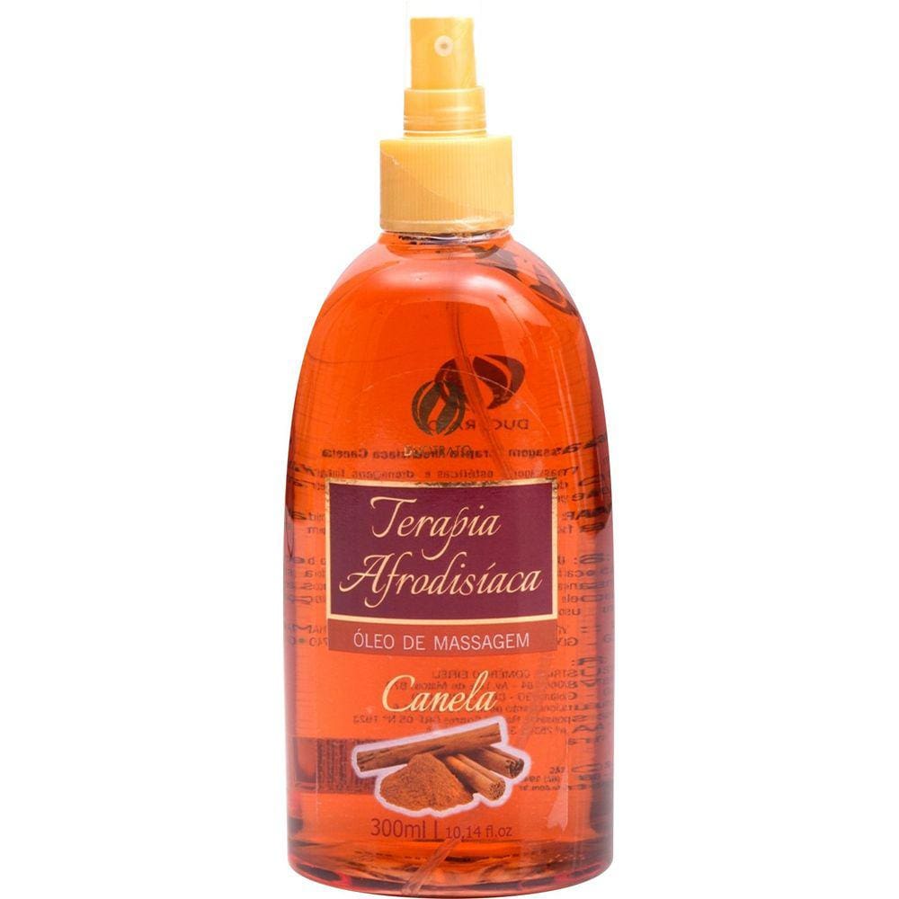Óleo de Massagem Terapia Afrodisíaca Canela 300ml - DUOTRATO COSMÉTICOS