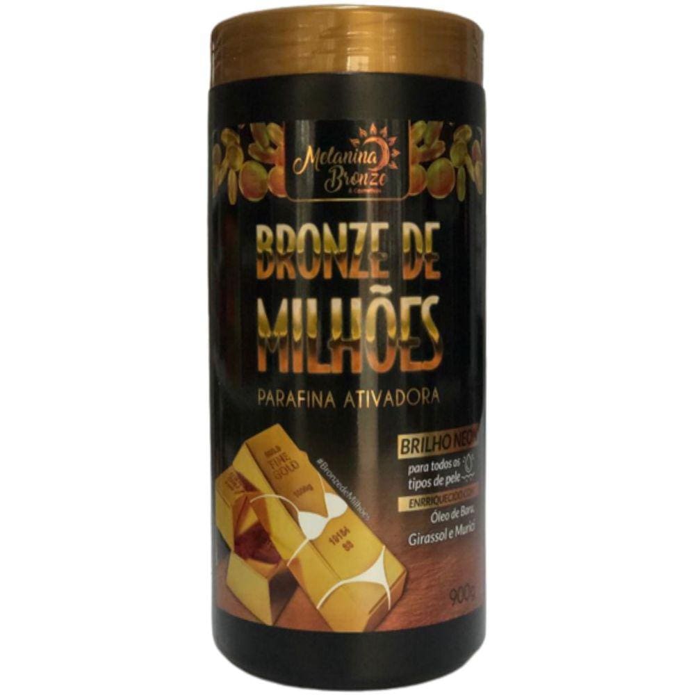 Parafina Ativadora Bronze de Milhões 900g - MELANINA COSMÉTICOS
