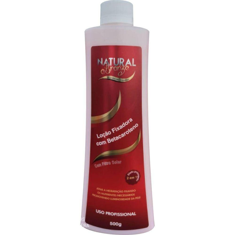 Loção Fixadora com Betacaroteno 500g - NATURAL BRONZE COSMÉTICOS