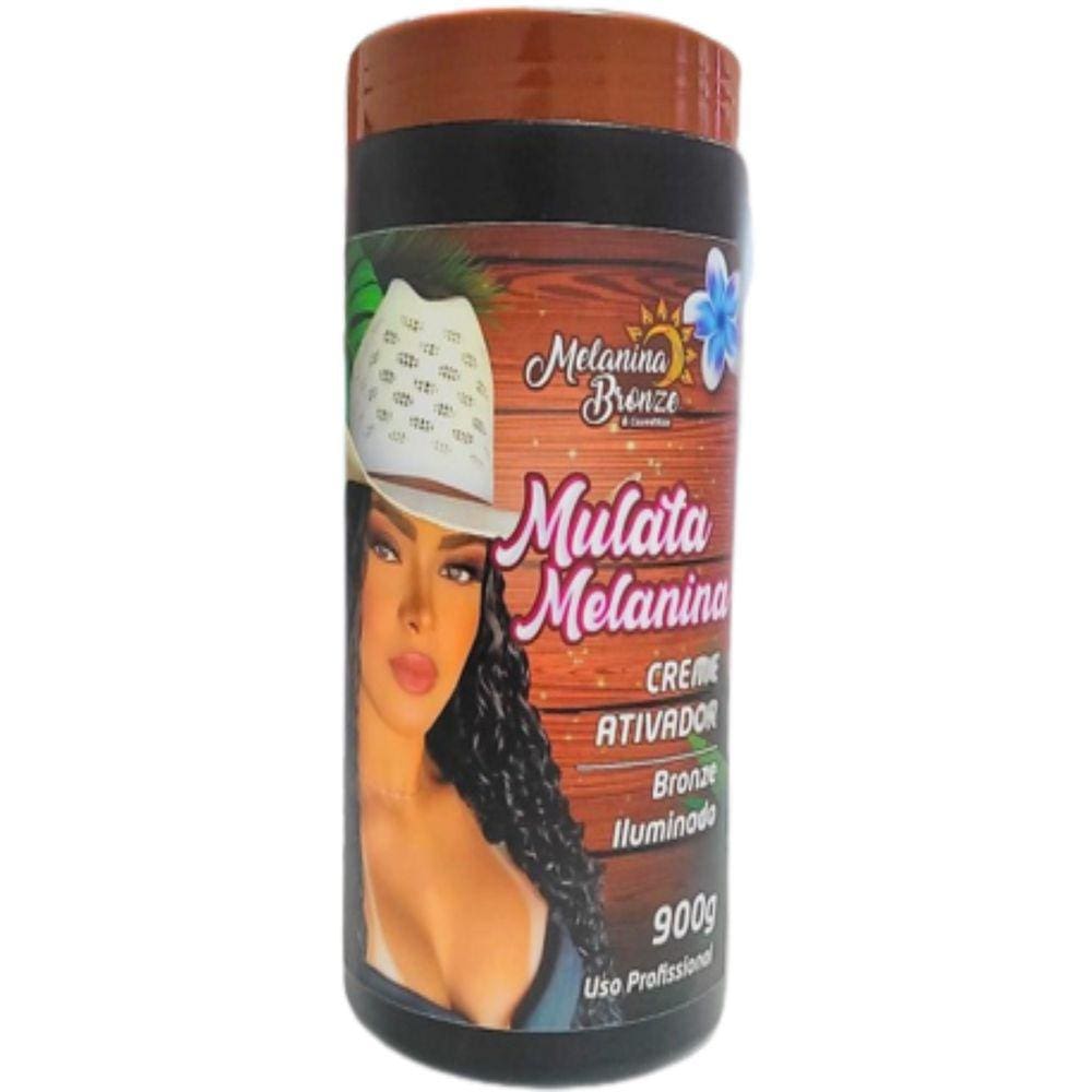 Creme Ativador Mulata Melanina 900g - MELANINA COSMÉTICOS