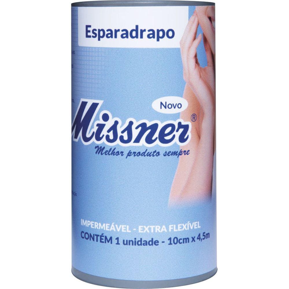Esparadrapo Impermeável Branco 10cm x 4,5cm - MISSNER