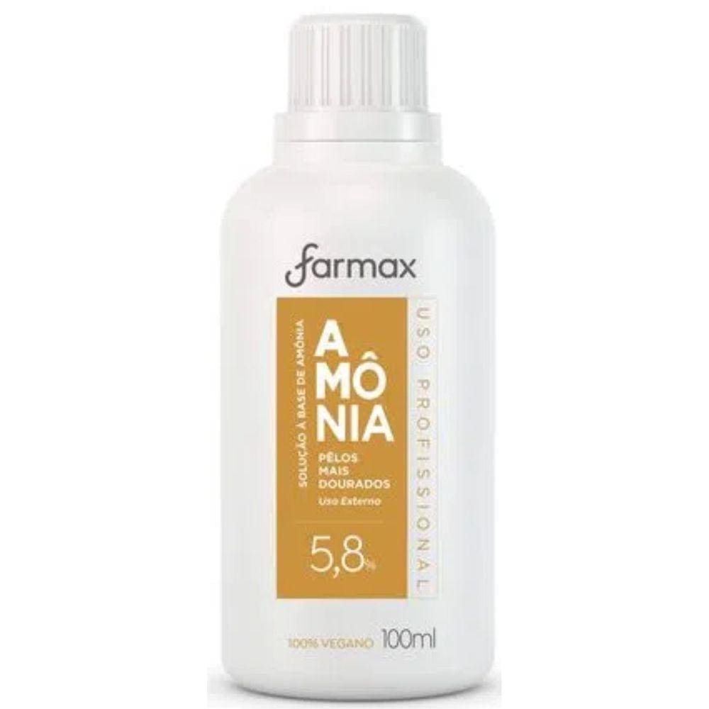 Solução de Amônia Farmax 100ml - FARMAX COSMÉTICOS