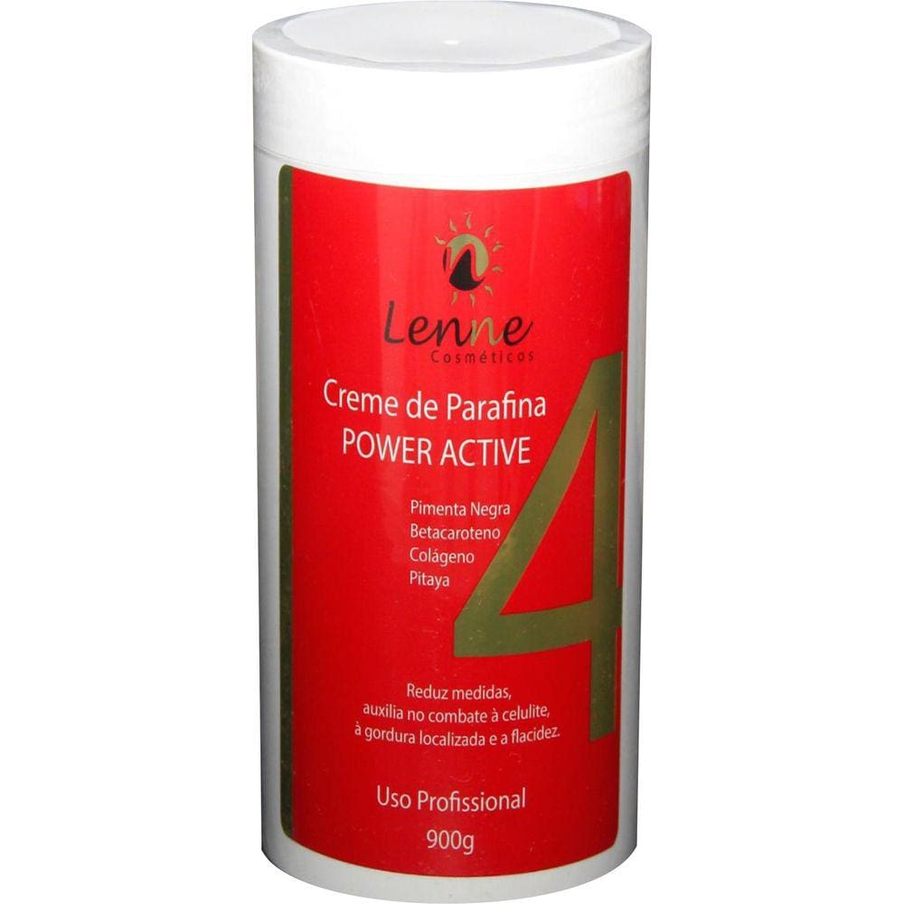 Creme de Parafina Power Active 4 900g - LENNE COSMÉTICOS