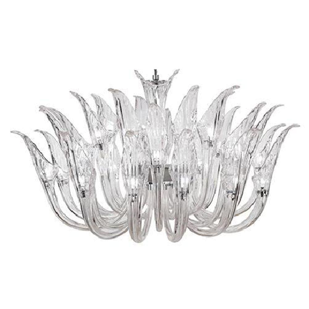Lustre Iris 32 Lâmpadas Transparente Lc9111-32.000