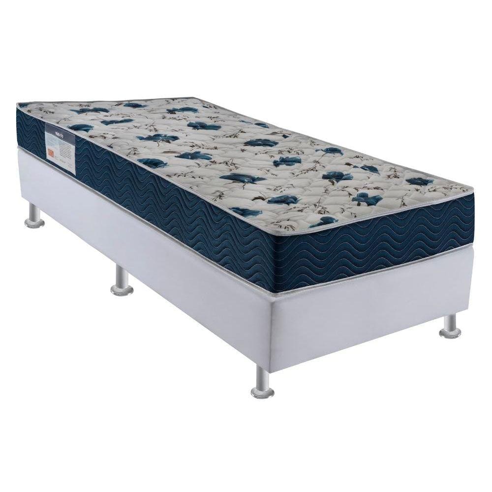 Colchão Solteiro Ortobom D 28 Physical 18X 188X 78 cm Azul/Branco