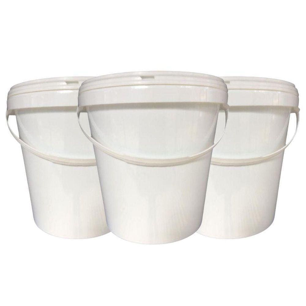 Balde Atóxica Otimo Preço 3.6L - 3 Pçs