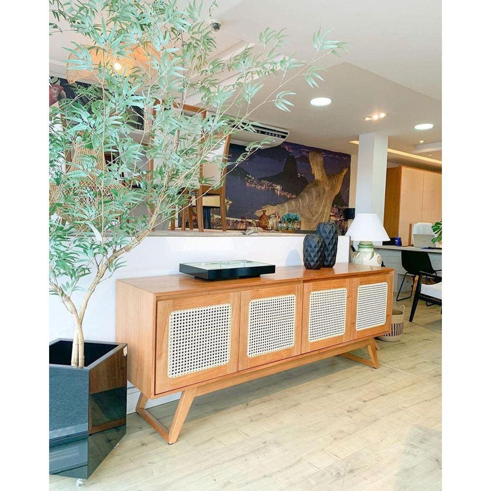 Buffet para Sala de Jantar com Telinha 4 portas 1,60m - Viena - Decora Móveis