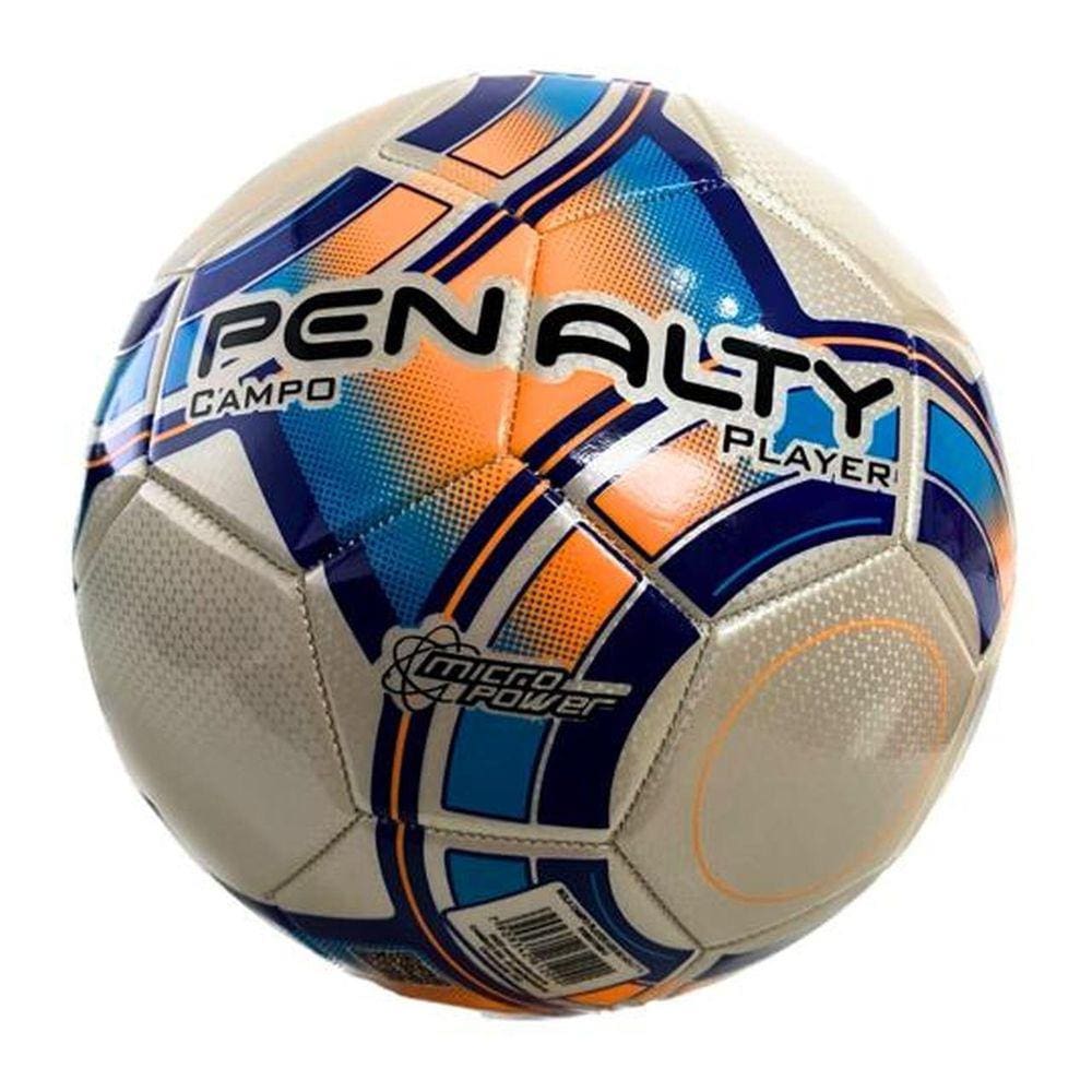 Bola De Futebol Player De Campo Xxiii - Penalty Azul E Laran