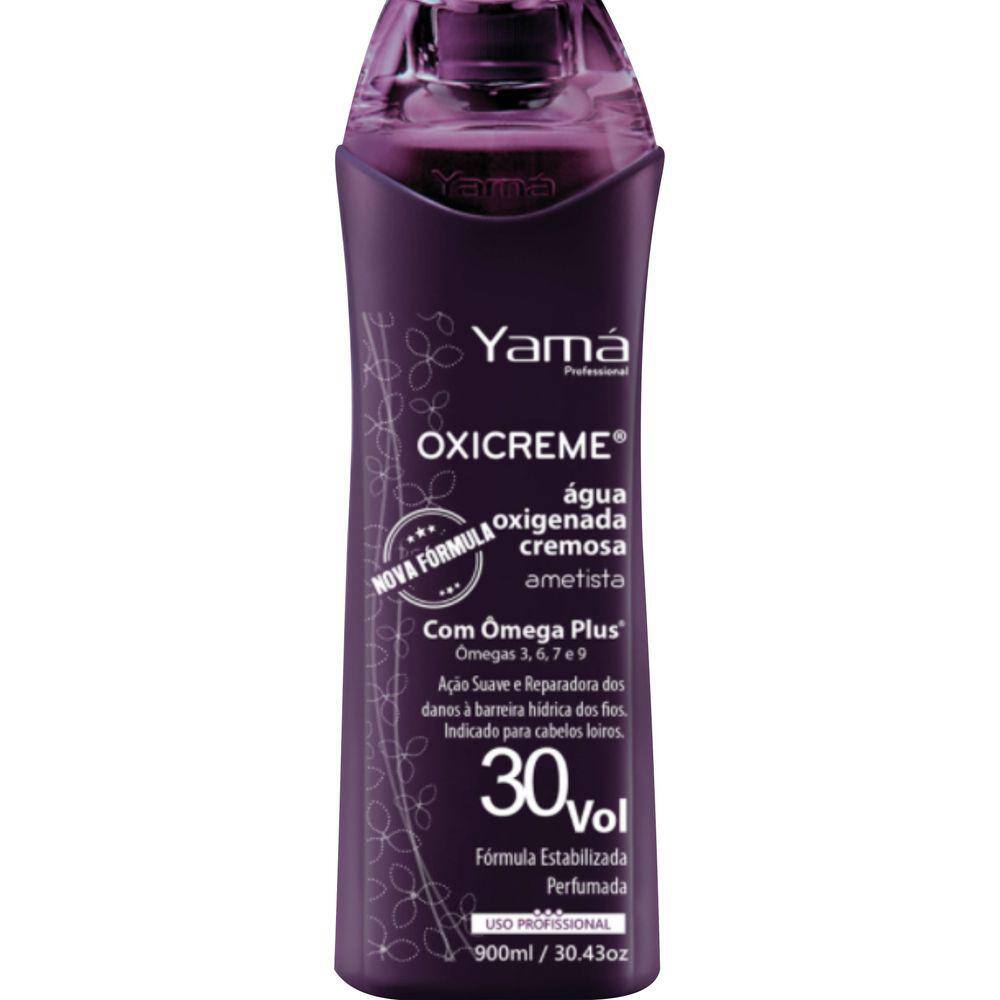Água Oxigenada Cremosa Ametista 30vol 900ml - YAMÁ COSMÉTICOS