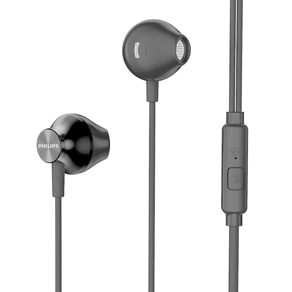 Fone de Ouvido Intra-Auricular Philips TAUE101BK/00 - com Microfone - Conector 3.5mm - Preto