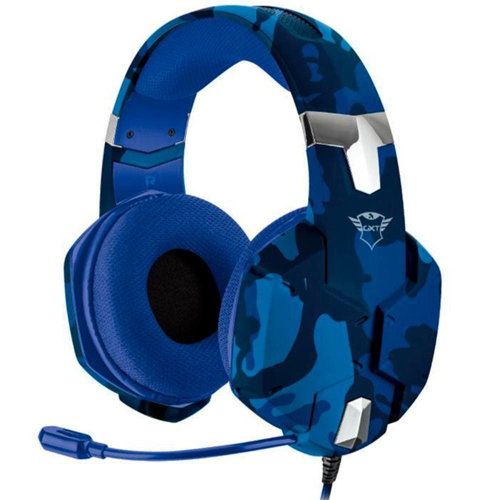 Headset Gamer Trust GXT 322B Carus - com Controle de Volume - Conector P3 + Adaptador P2 - 23249