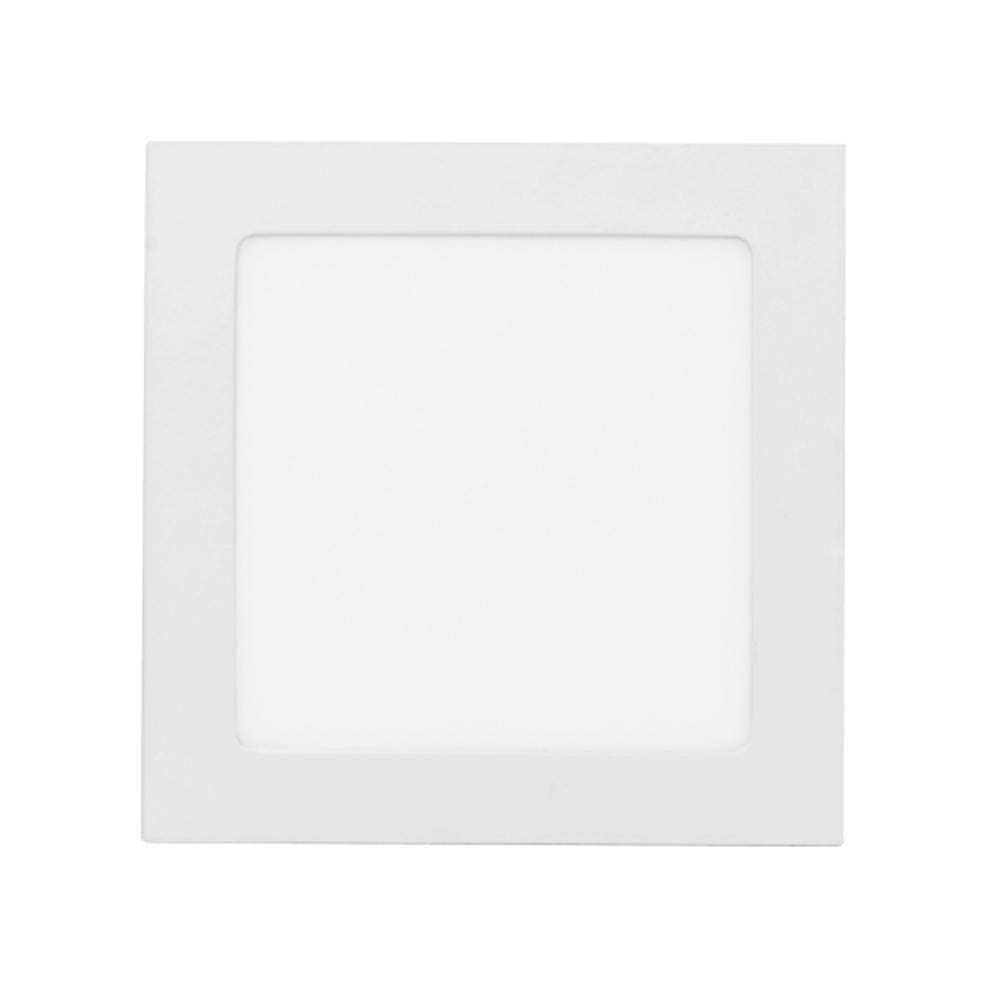Painel de LED Embutido 6W Slim - Stella STH9951Q/65 - Quadrado 12,8x12,8cm - Bivolt - Branco Frio