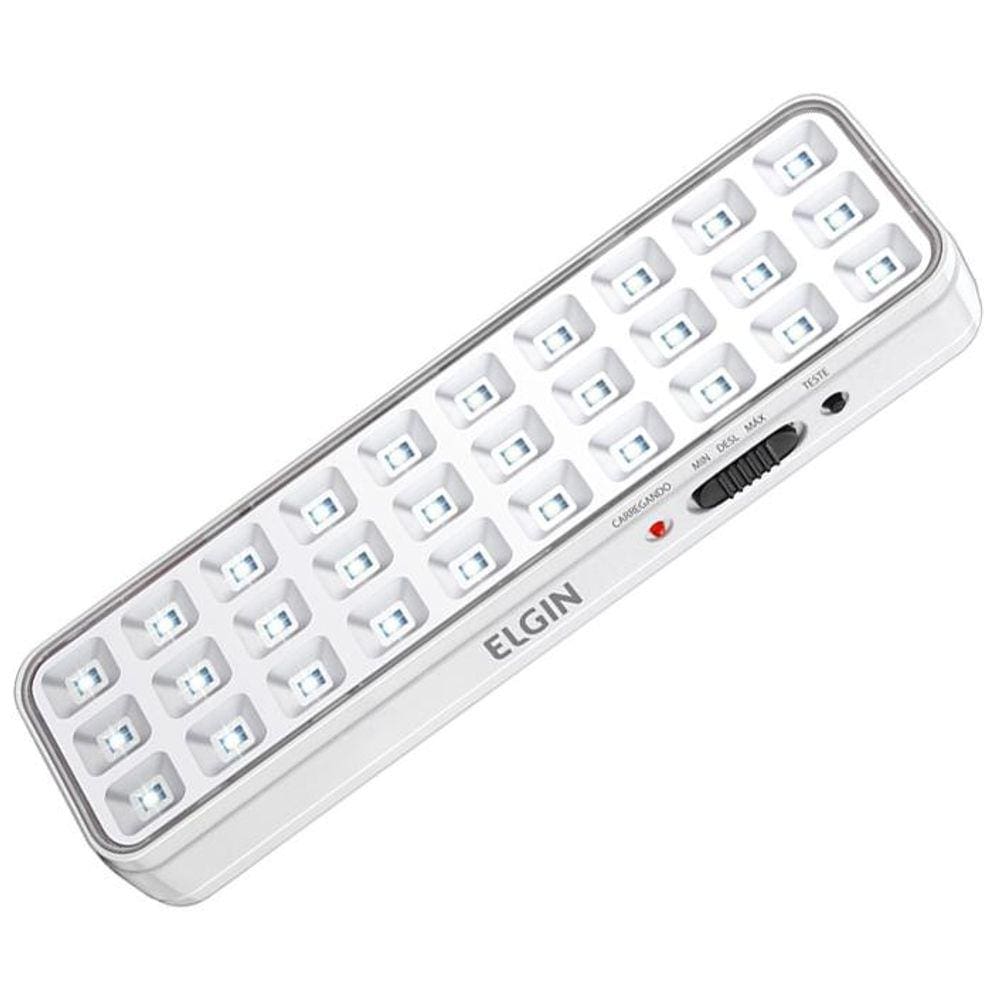 Luminária de Emergência com 30 LEDS - Bivolt - 2W - Elgin 48LEM30L0000