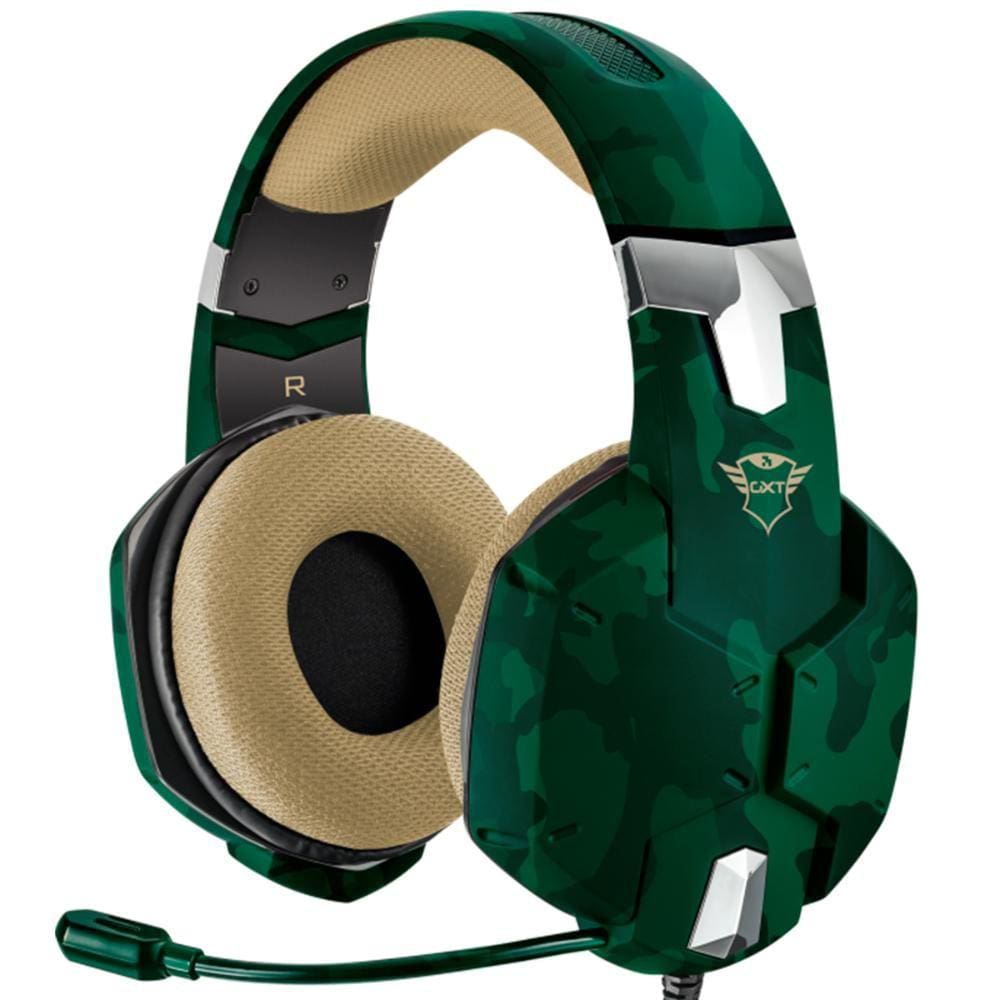 Headset Gamer Trust GXT 322C Carus - com Controle de Volume - Conector P3 + Adaptador P2 - 20865