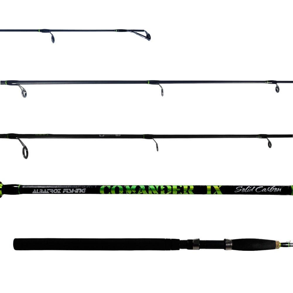 Vara Pesca Molinete Albatroz Comander IX S701 2,10m 30-50Lb Fibra Carbono Sólido