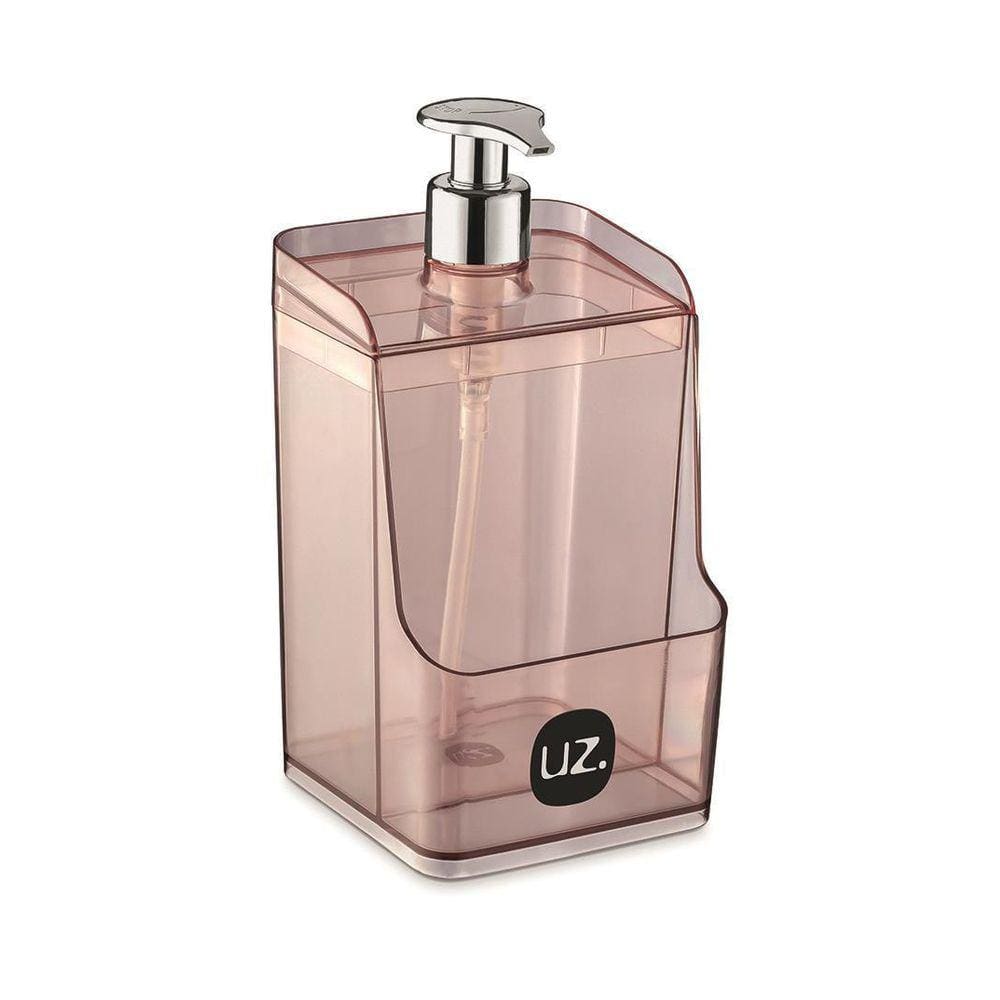 Porta Detergente Slim Sabão Líquido Dispenser Vision Uz Rosa