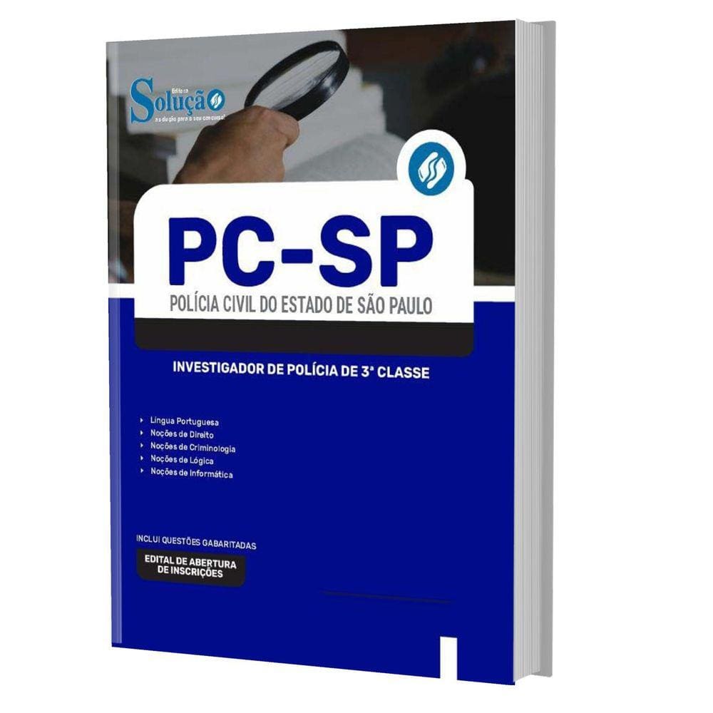 Apostila Concurso PC-SP 2023 - Investigador de Polícia