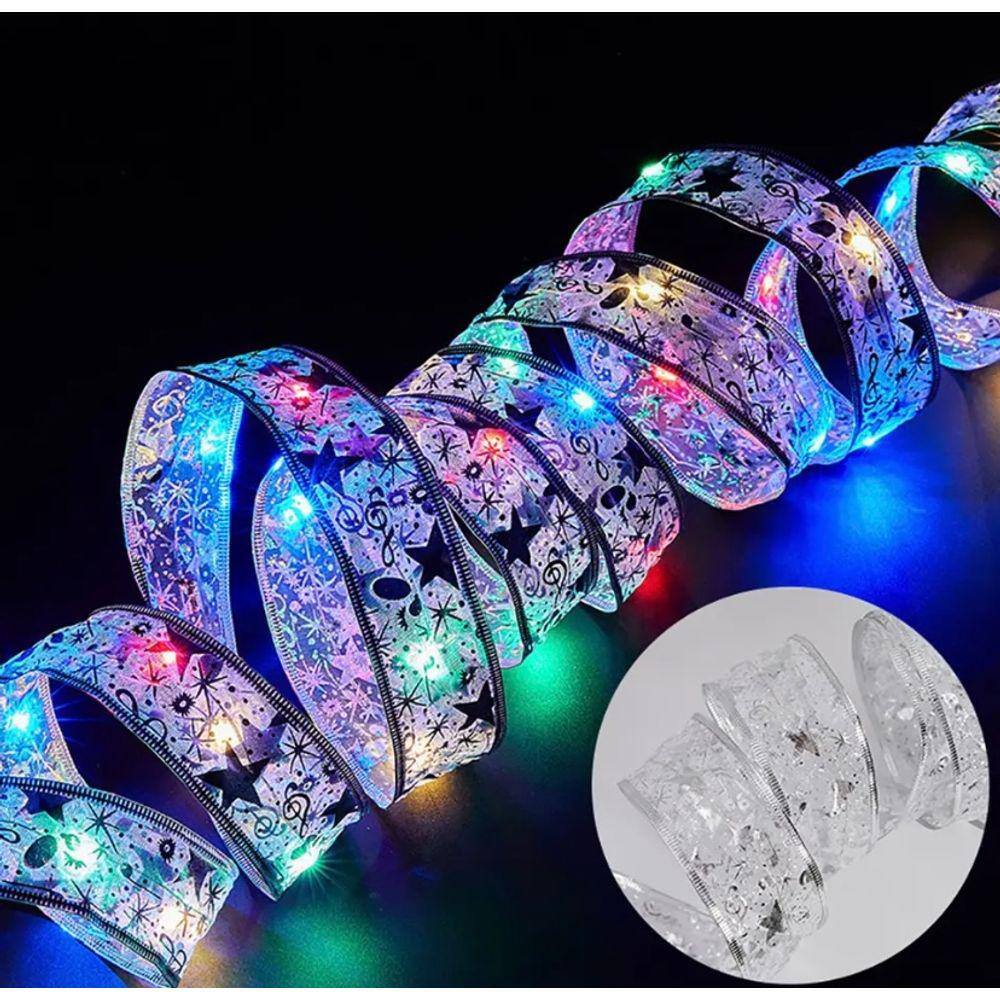 Fita Luz Led - Prateada Colorida