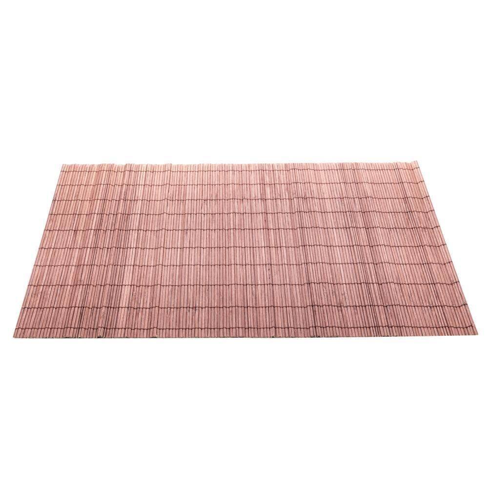 Lugar Americano Esteira Lyor Marrom De Bambu 30Cm X 45Cm