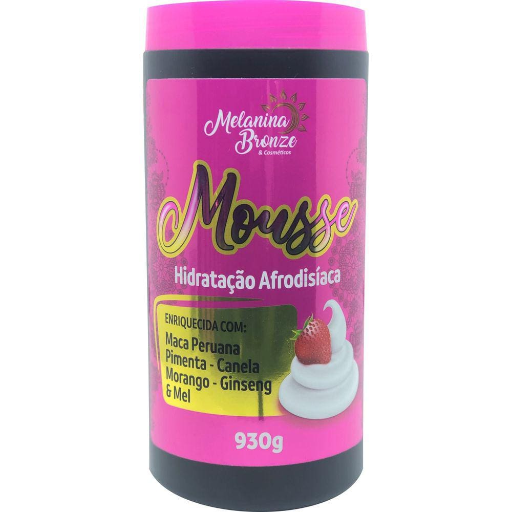 Mousse Hidratação Afrodisíaca 930g - MELANINA COSMÉTICOS