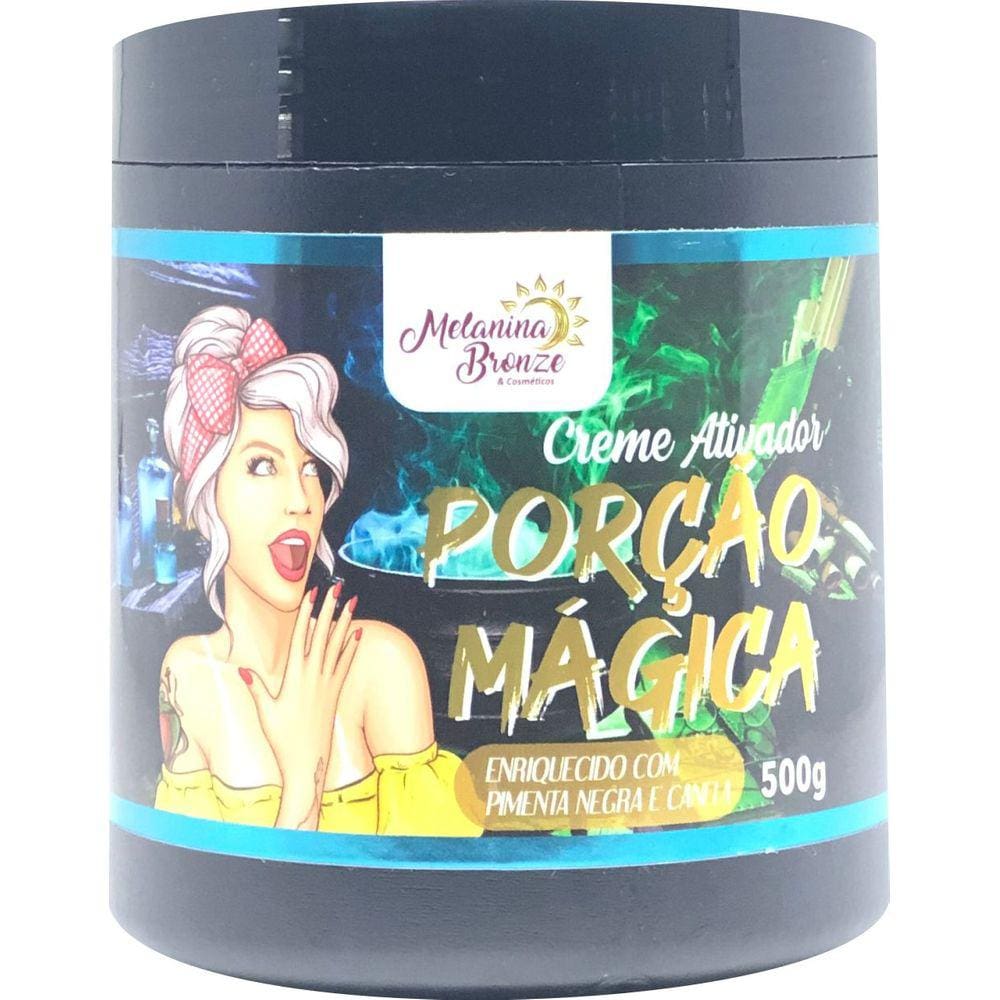 Creme Ativador Porção Mágica 500g - MELANINA COSMÉTICOS