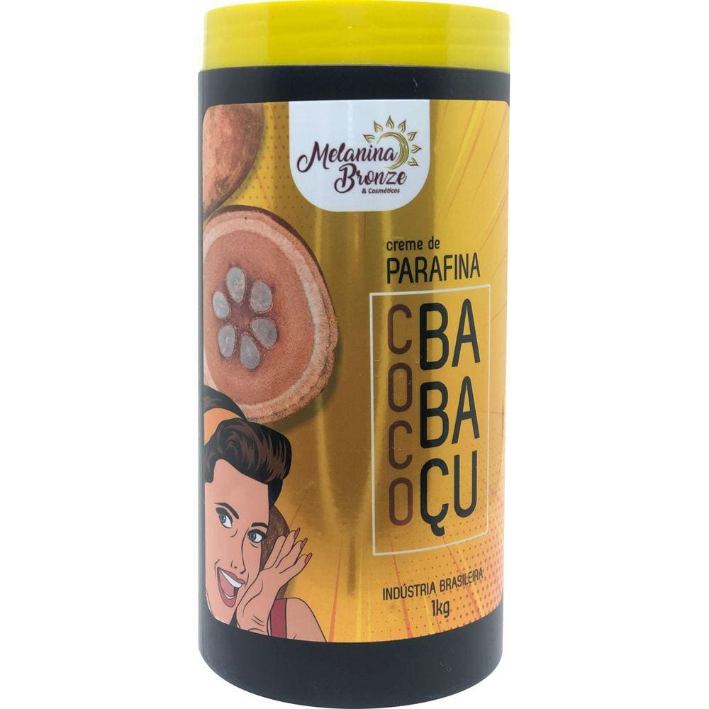 Creme de Parafina Coco Babaçu 930g - MELANINA COSMÉTICOS