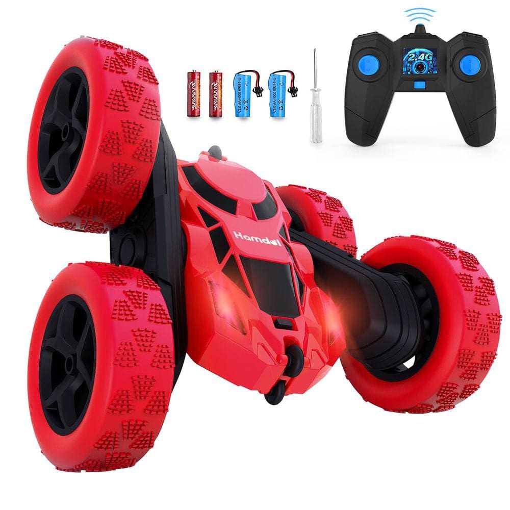 Carro de controle remoto Hamdol de dupla face 360° 4WD RC C