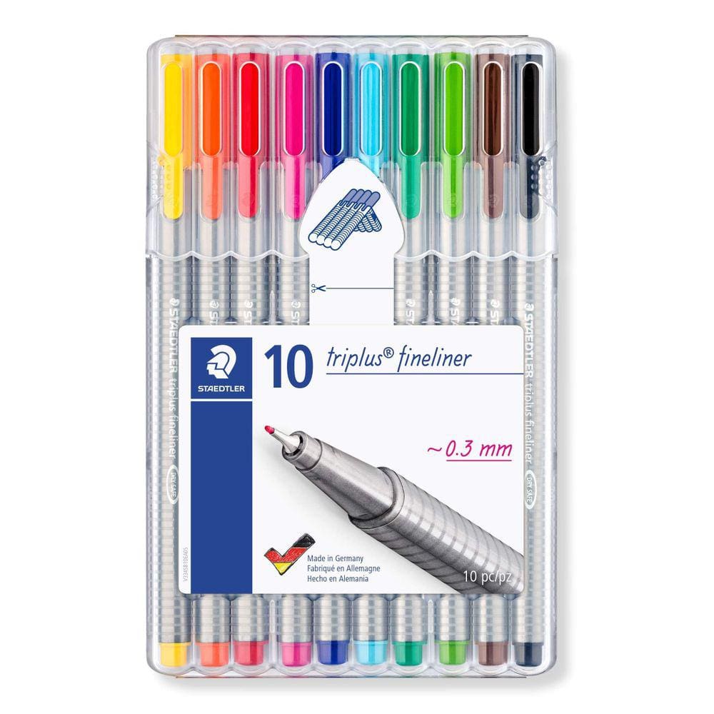 Caneta Fineliner STAEDTLER Triplus 334 SB10 03, 0,3 mm