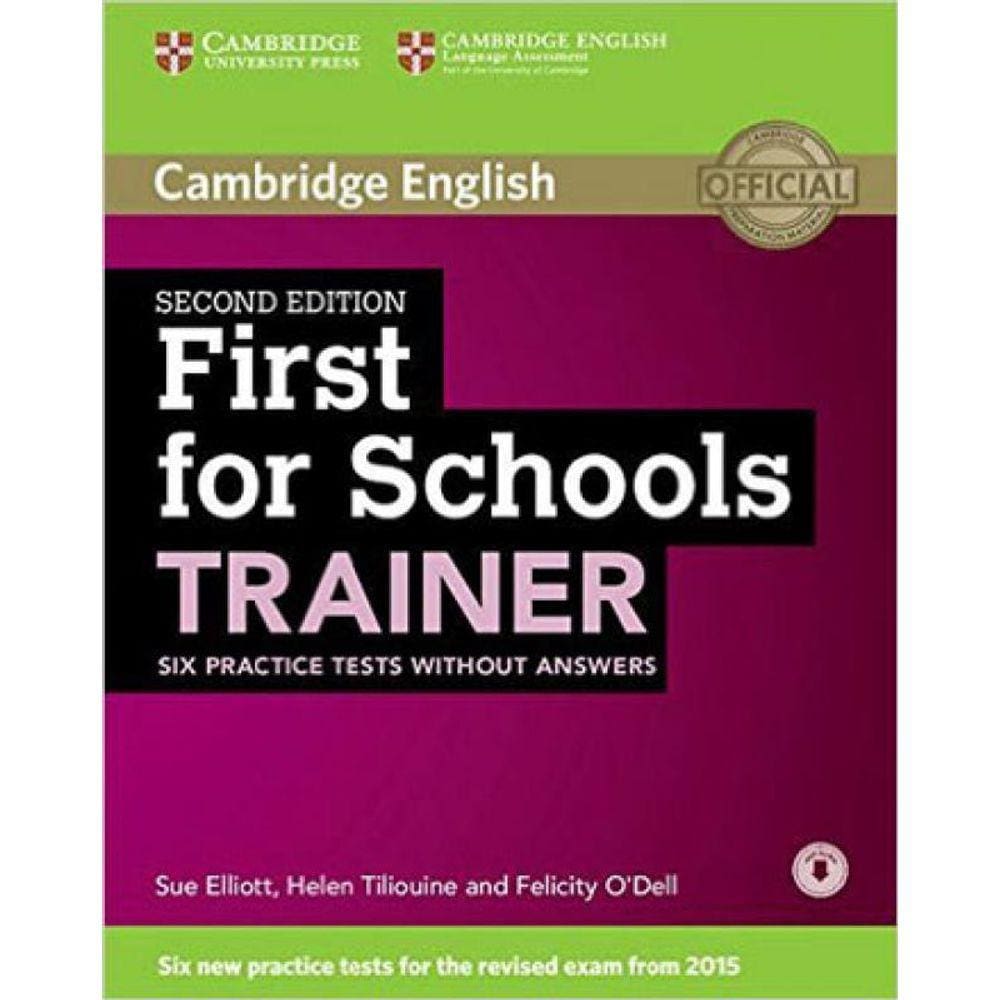 First For Schools Trainer - Six Practice Tests Without Answers With Audio