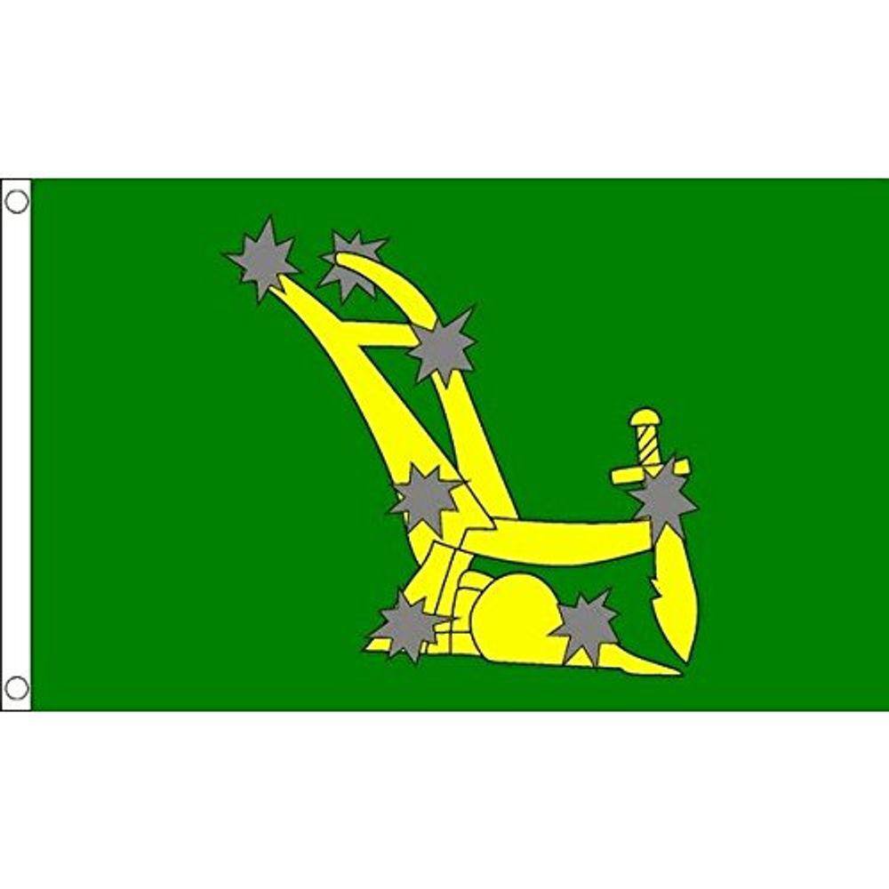 Bandeira AZ FLAG Starry Plough da Irlanda 150x240cm - Irish