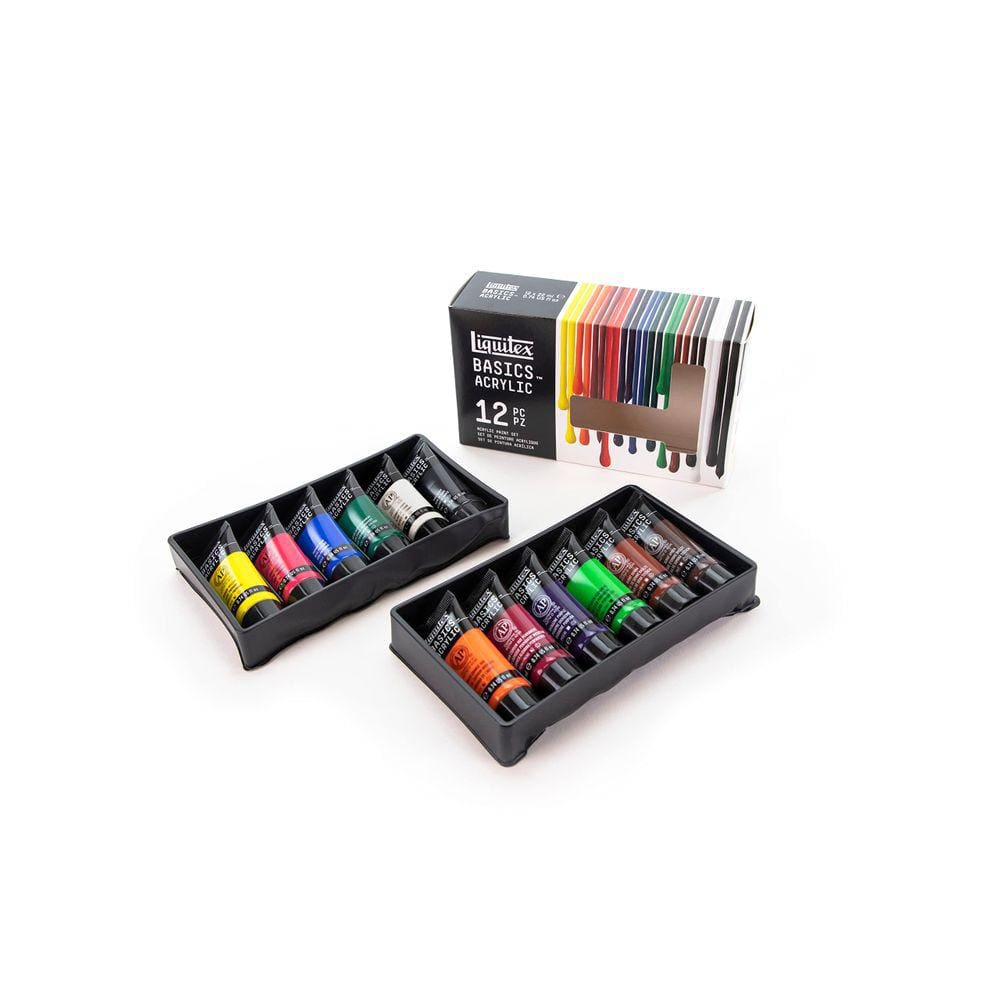 Conjunto de tinta acrílica Liquitex BASICS Tubo de 12 x 22mL