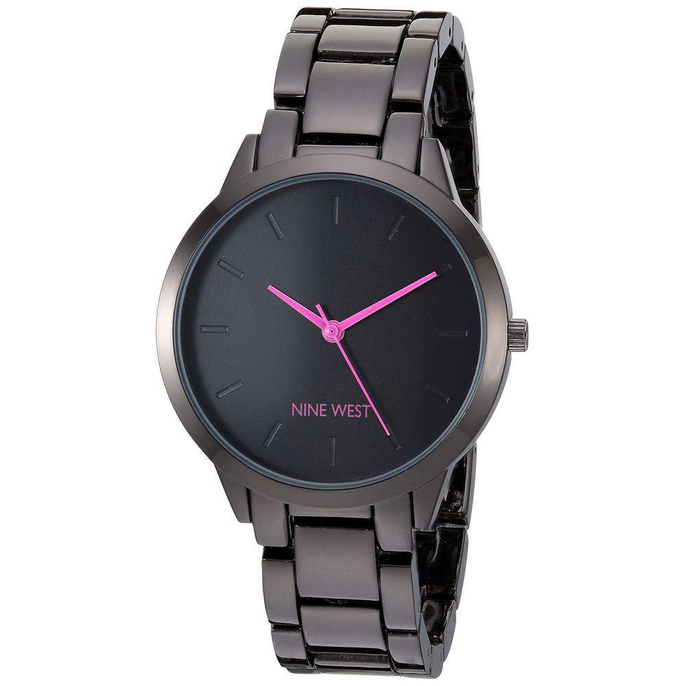 Relógio de pulseira feminino, Gunmetal, NW-2435PRGY